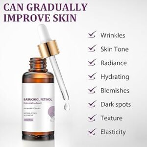 BAKUCHIOL RETINOL REJUVENATION SERUM ANTI-WRINKLES AND GLOWSKIN 30ml