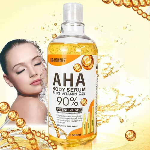 Dr. Meinaier AHA Body Serum Plus Vitamin C & E 500ml - Image 2