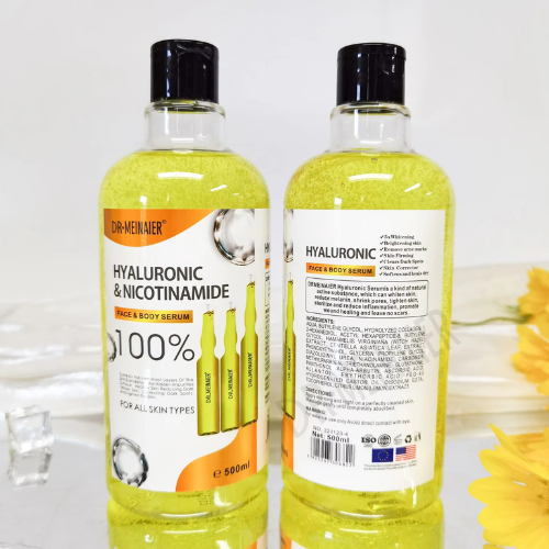 Dr. Meinaier Hyaluronic & Nicotinamide Face & Body Serum 500ml - Image 2