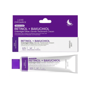 Luxe Organix Advanced Retinol + Bakuchiol Overnight Glow Gentle Treatment Cream 30g